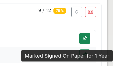 Sign On Paper
